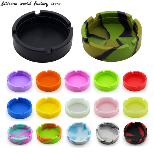 Cendrier rond portable en silicone – durable, souple, écologique
Cendrier résistant aux hautes températures, anti-chute et antidérapant 🚬