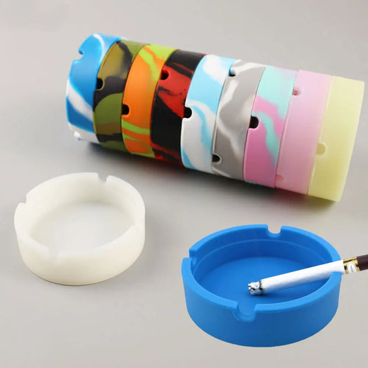 Cendrier rond portable en silicone – durable, souple, écologique
Cendrier résistant aux hautes températures, anti-chute et antidérapant 🚬