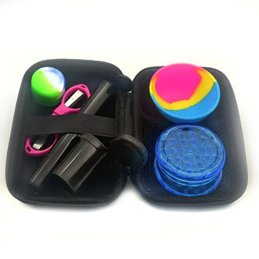 1 ensemble de contenants en silicone antiadhésifs pour pots, boîtes de rangement pour huile en silicone, accessoires pour fumeur.